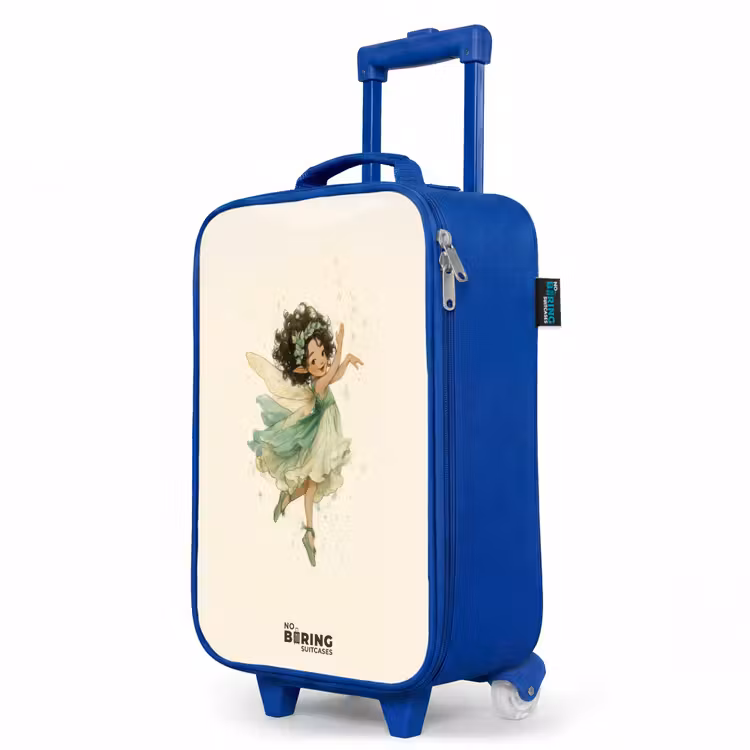 Dansende bosfee Kinderkoffer - Blauw klein -productfoto_schuin