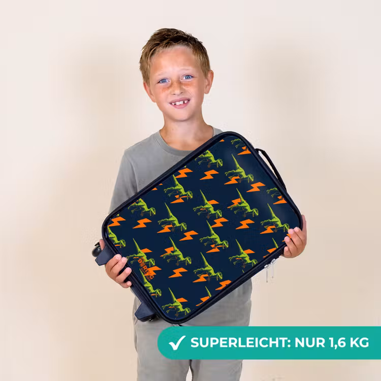 Bliksemsnelle raptors Kinderkoffer - Zwart klein -sfeer4_DE