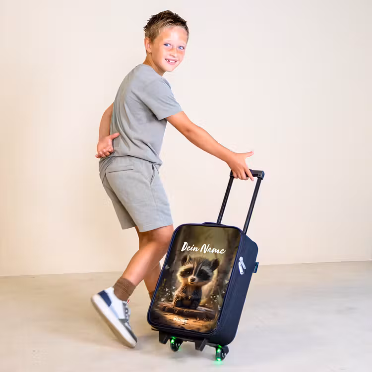 Bobby Bosboom Kinderkoffer - Zwart klein -sfeer3
