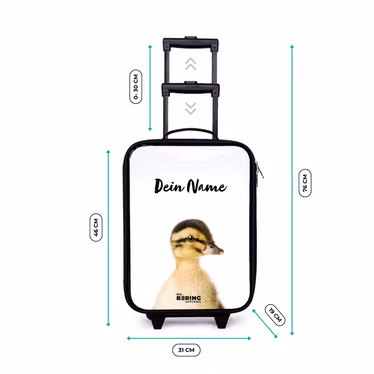 Daisy Duck Kinderkoffer - Zwart klein -productfoto_formaten