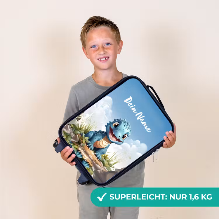 Darius Dino Kinderkoffer - Zwart klein -sfeer4_DE