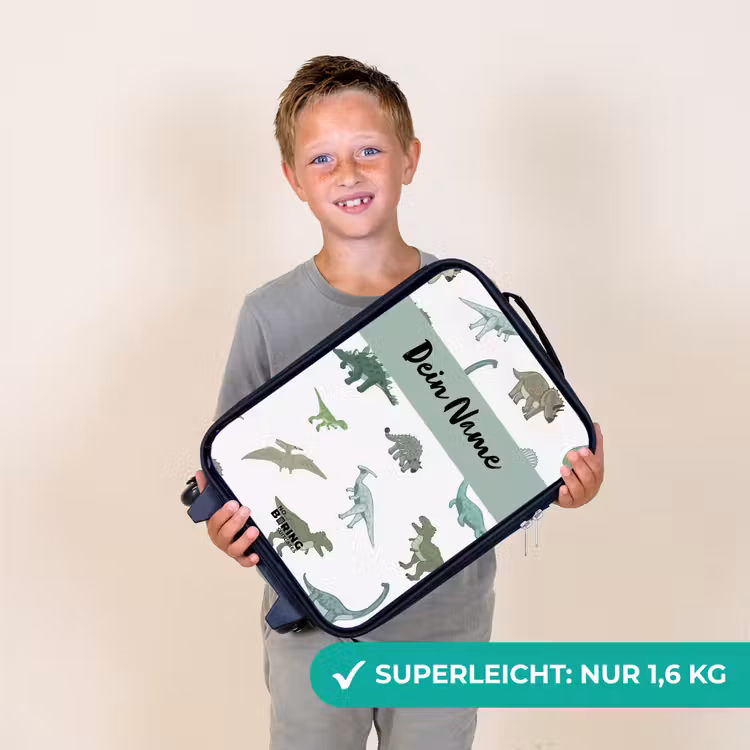 Dino Dynastie Kinderkoffer - Zwart klein -sfeer4_DE