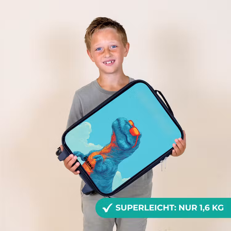 Dino - Zonnebril - Blauw Kinderkoffer - Zwart klein -sfeer4_DE