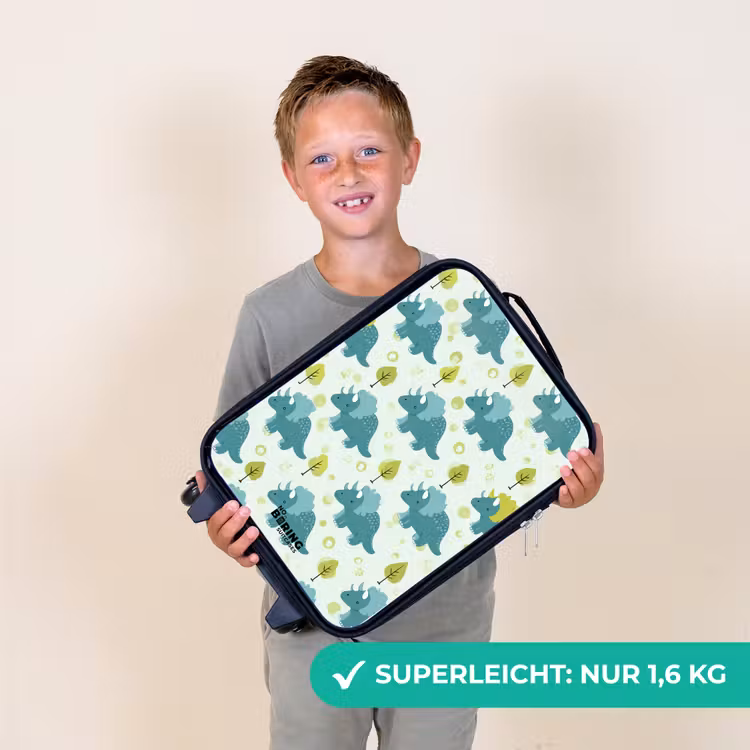 Dinos - Patroon - Natuur Kinderkoffer - Zwart klein -sfeer4_DE