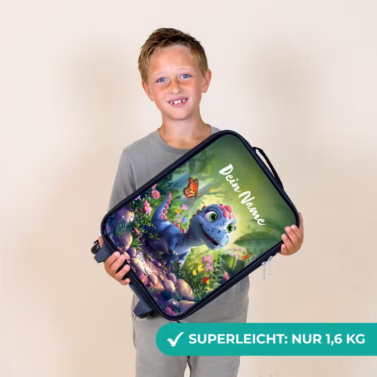 Donny Dino Kinderkoffer - Zwart klein -sfeer4_DE