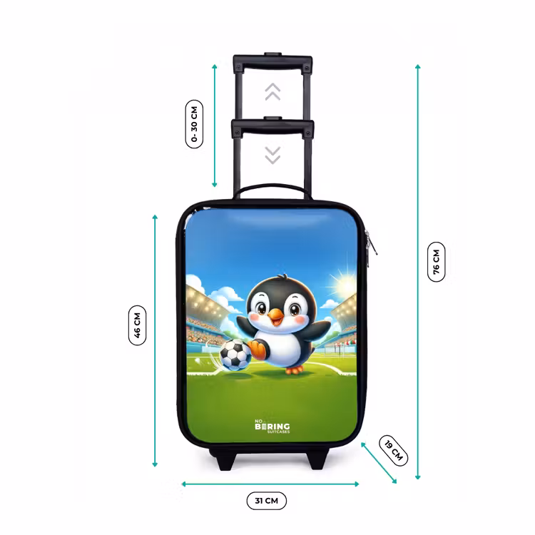 Penalty pinguïn Kinderkoffer - Zwart klein -productfoto_formaten