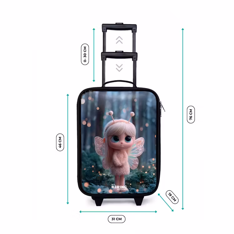 Fairy - Bos - Glitters Kinderkoffer - Zwart klein -productfoto_formaten