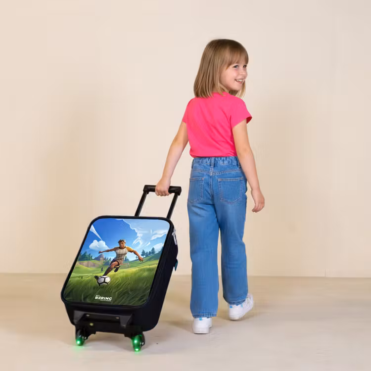 Voetbal - Jongen - Goal - Voetbaltenue Kinderkoffer - Zwart klein -sfeer1