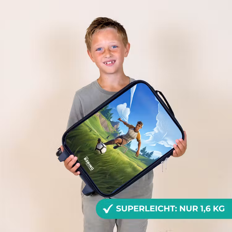 Voetbal - Jongen - Goal - Voetbaltenue Kinderkoffer - Zwart klein -sfeer4_DE