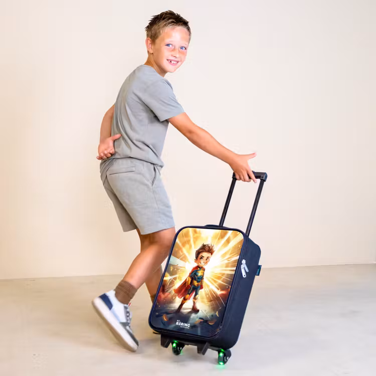 Gerard goldstar Kinderkoffer - Zwart klein -sfeer3
