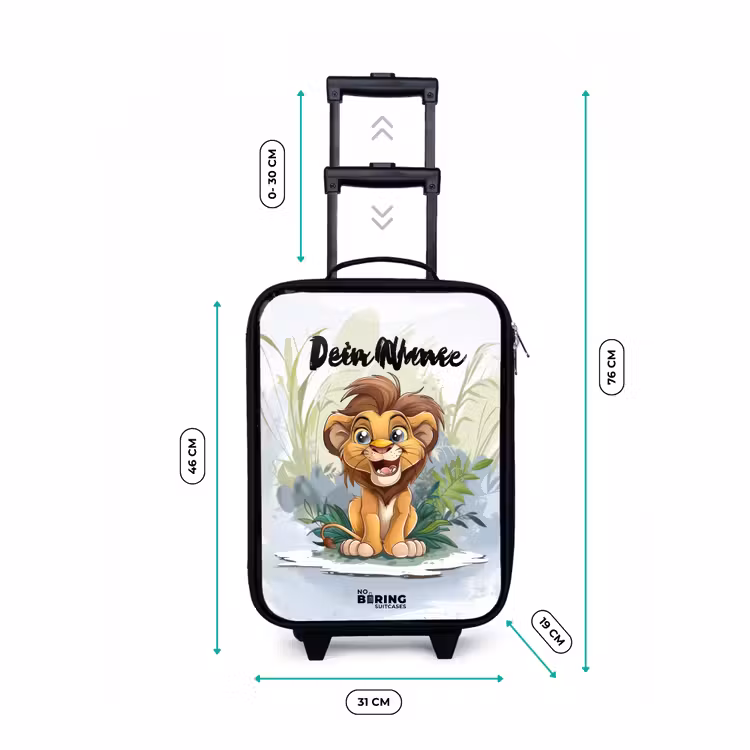 Guusje giraf Kinderkoffer - Zwart klein -productfoto_formaten