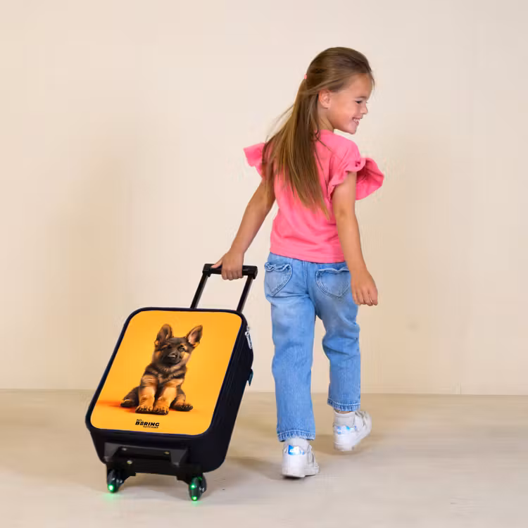 Hein herder Kinderkoffer - Zwart klein -sfeer1