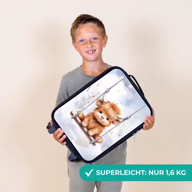 Hennie hooglander Kinderkoffer - Zwart klein -sfeer4_DE