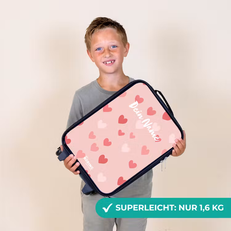 Hartjes Kinderkoffer - Zwart klein -sfeer4_DE