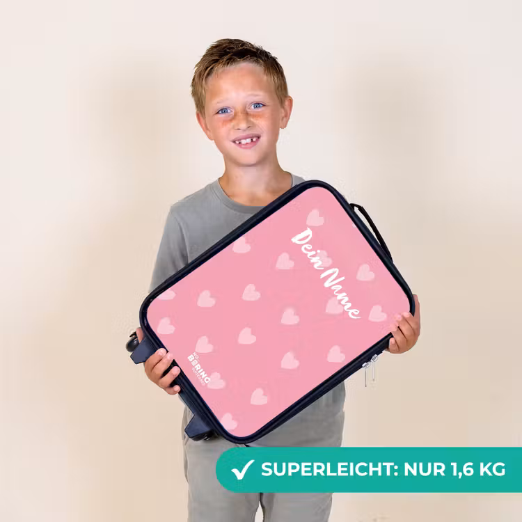 Hartjesritme Kinderkoffer - Zwart klein -sfeer4_DE