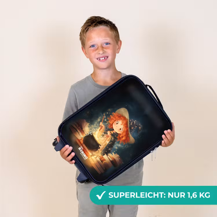 Heks met Sprankelende Toverdrank Kinderkoffer - Zwart klein -sfeer4_DE