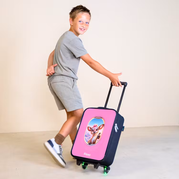 Hert tussen de wolken Kinderkoffer - Zwart klein -sfeer3