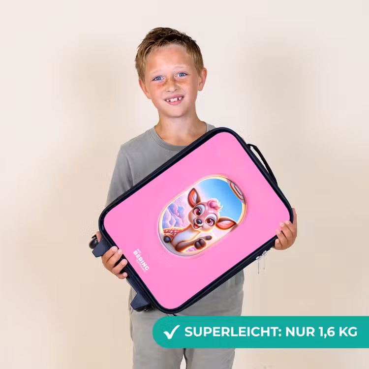 Hert tussen de wolken Kinderkoffer - Zwart klein -sfeer4_DE