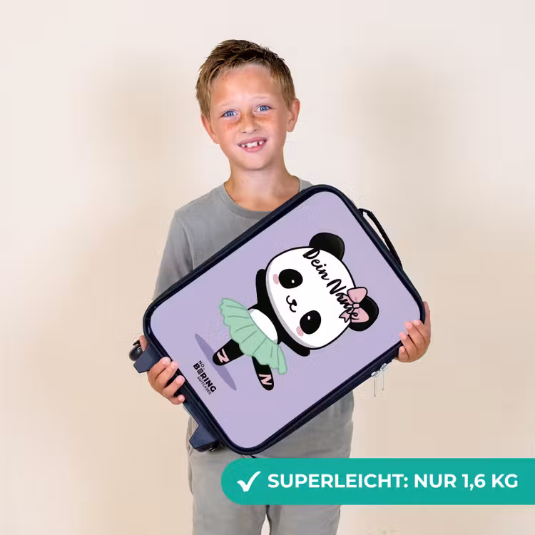 Kawai - Ballet - Panda Kinderkoffer - Zwart klein -sfeer4_DE