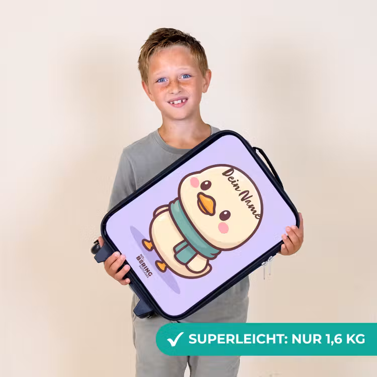 Kawai - Eend - Sjaal Kinderkoffer - Zwart klein -sfeer4_DE