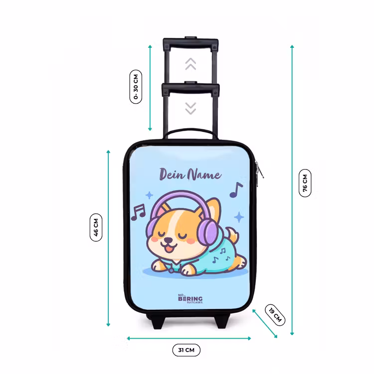 Kawai - Hond - Muziek Kinderkoffer - Zwart klein -productfoto_formaten