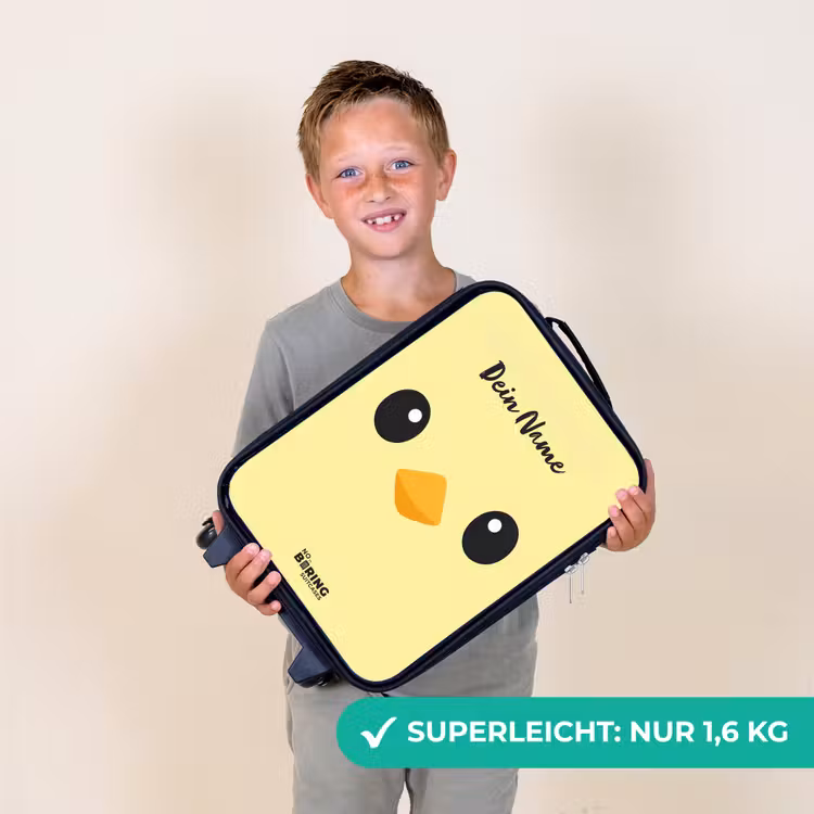 Kawai - Kuiken - Geel Kinderkoffer - Zwart klein -sfeer4_DE