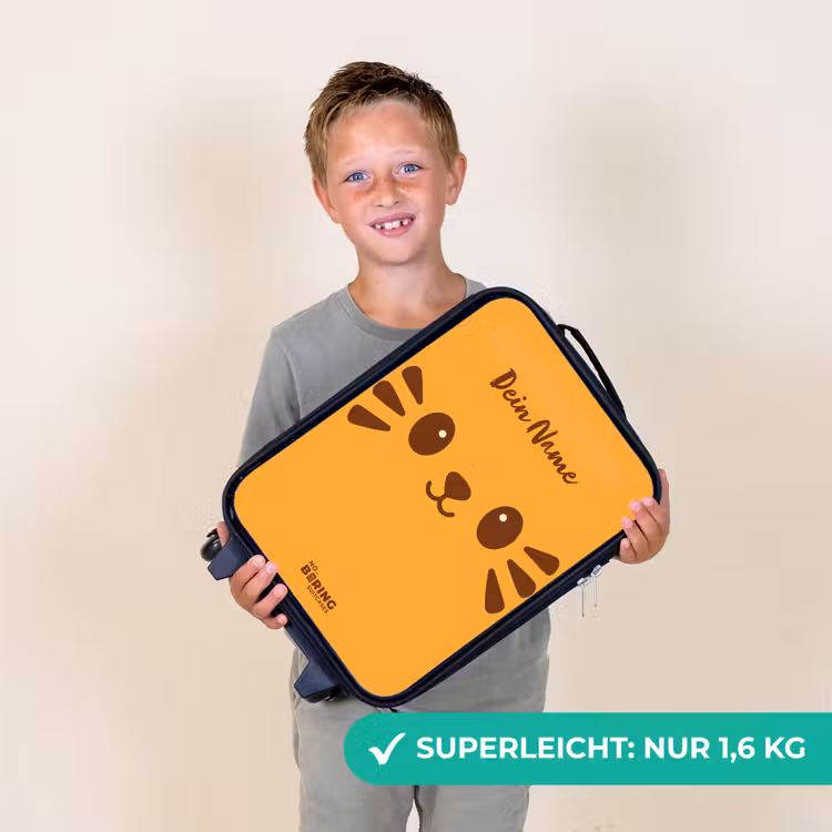 Kawai - Tijger - Oranje Kinderkoffer - Zwart klein -sfeer4_DE