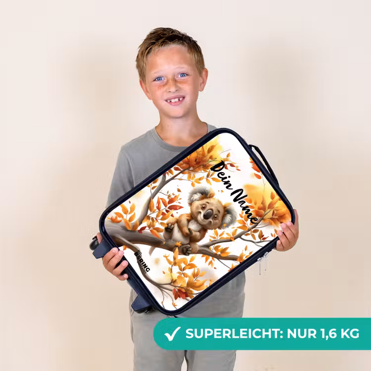 Kenny koala Kinderkoffer - Zwart klein -sfeer4_DE