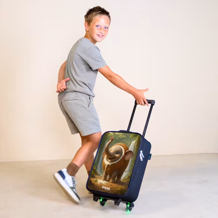 Coconote Elephante Kinderkoffer - Zwart klein -sfeer3