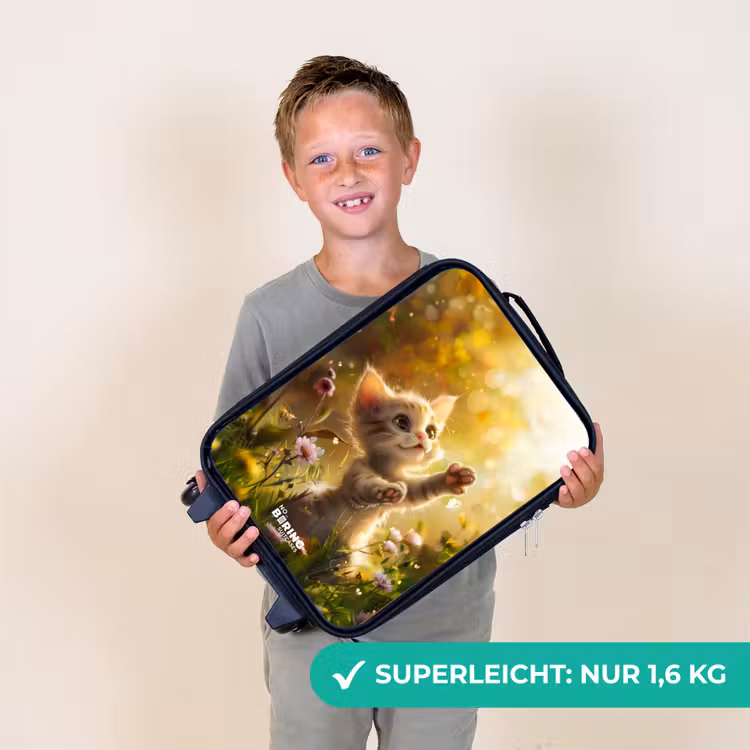 Koosje kitten Kinderkoffer - Zwart klein -sfeer4_DE