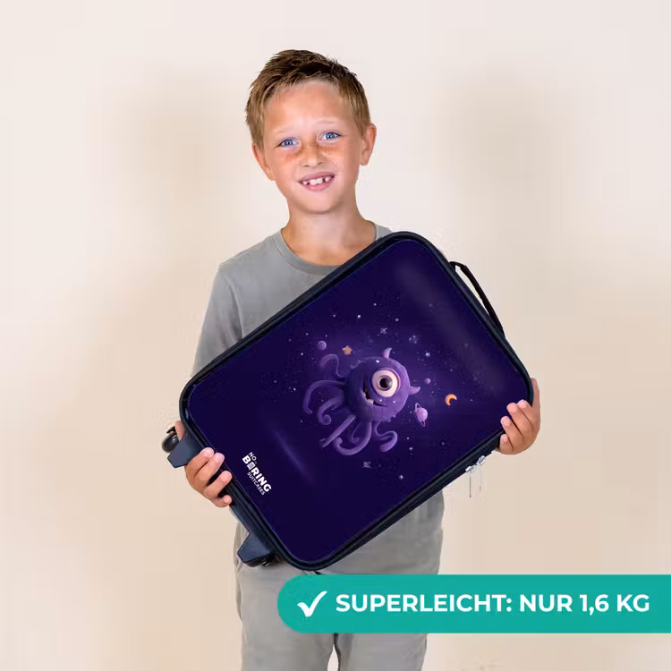 Kosmisch tentakelmonster Kinderkoffer - Zwart klein -sfeer4_DE
