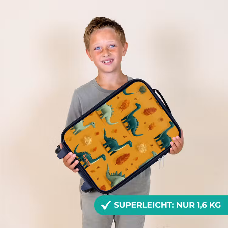 Lange nekken in herfstlandschap Kinderkoffer - Zwart klein -sfeer4_DE