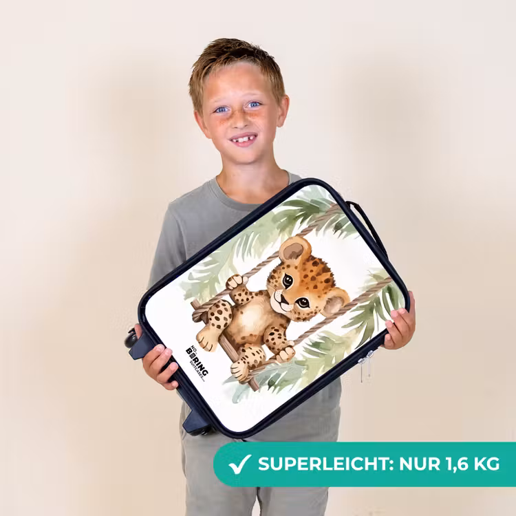 Levi luipaard Kinderkoffer - Zwart klein -sfeer4_DE