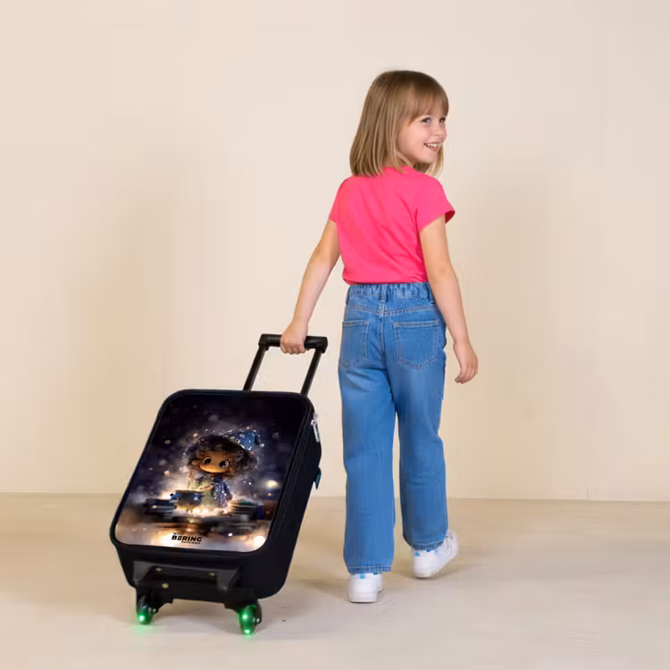 Magische Nacht vol Toverkunst Kinderkoffer - Zwart klein -sfeer1