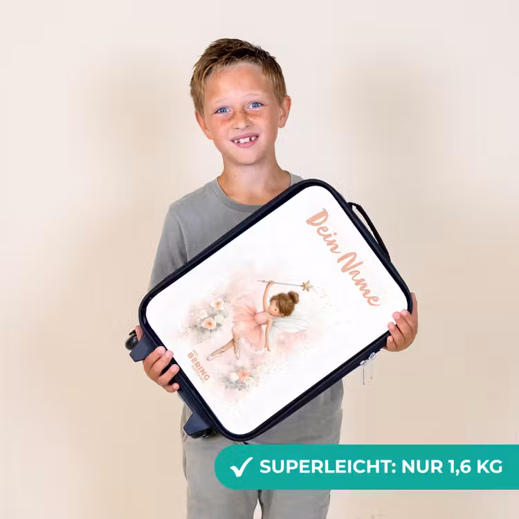 Ballerina fee in roze Kinderkoffer - Zwart klein -sfeer4_DE