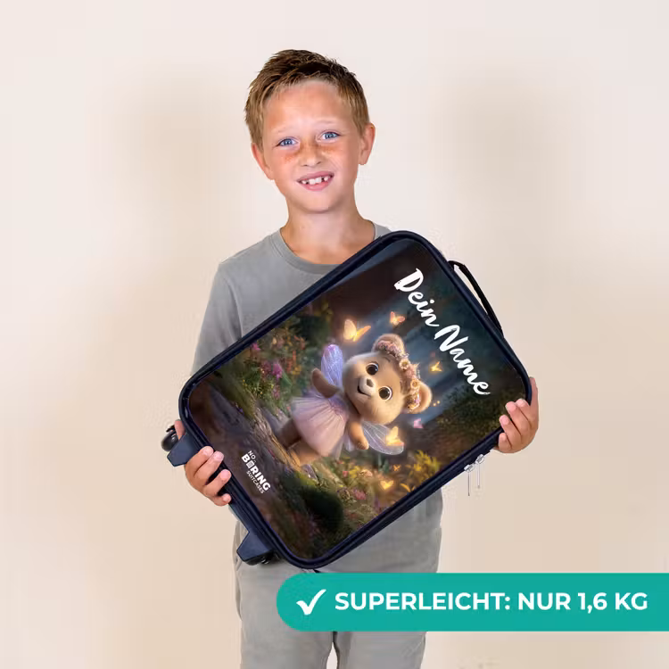 Beer - Vlinders - Bos - Fairy Kinderkoffer - Zwart klein -sfeer4_DE
