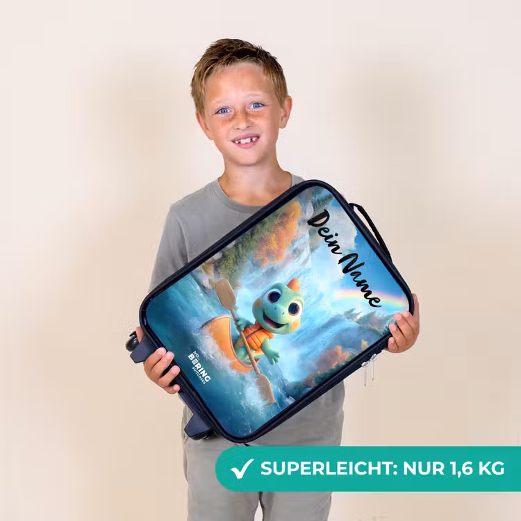 Dino - Natuur - Waterval Kinderkoffer - Zwart klein -sfeer4_DE