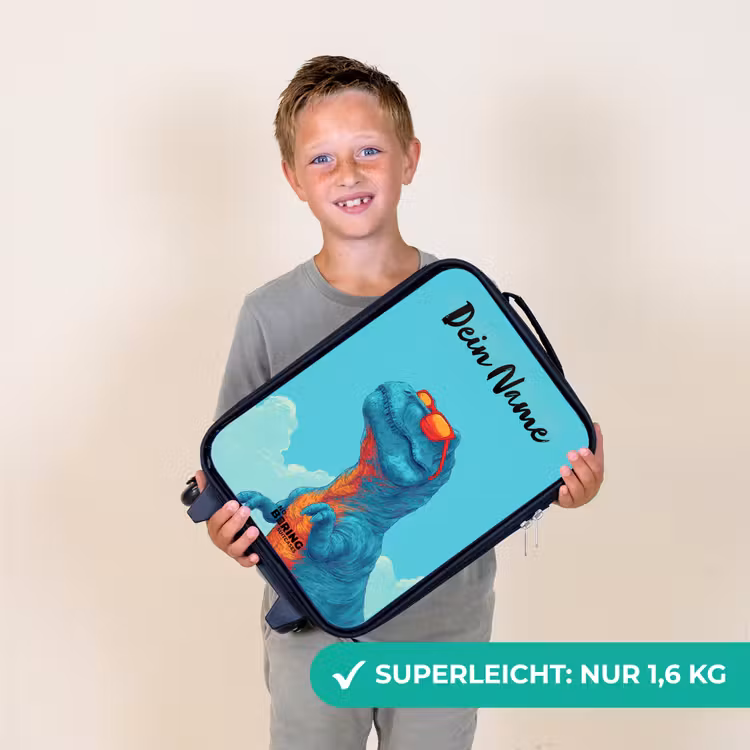 Dino - Zonnebril - Blauw Kinderkoffer - Zwart klein -sfeer4_DE