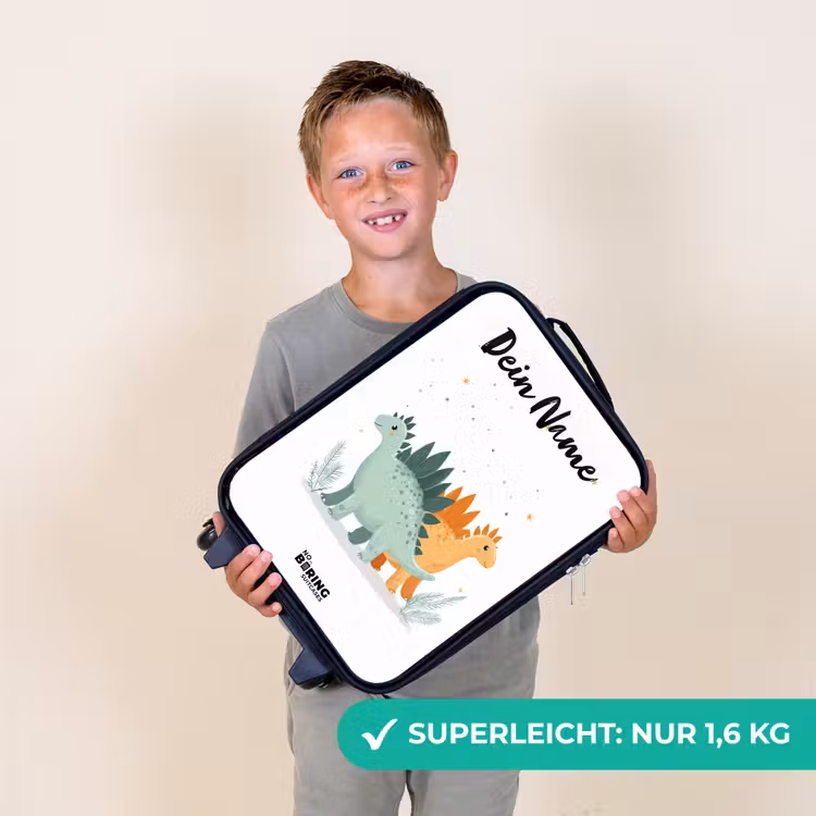 Dinos - Dieren - Sterren Kinderkoffer - Zwart klein -sfeer4_DE