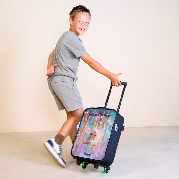 Fee - Elf - Regenboog Kinderkoffer - Zwart klein -sfeer3