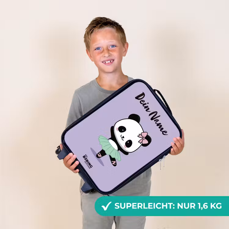 Kawai - Ballet - Panda Kinderkoffer - Zwart klein -sfeer4_DE