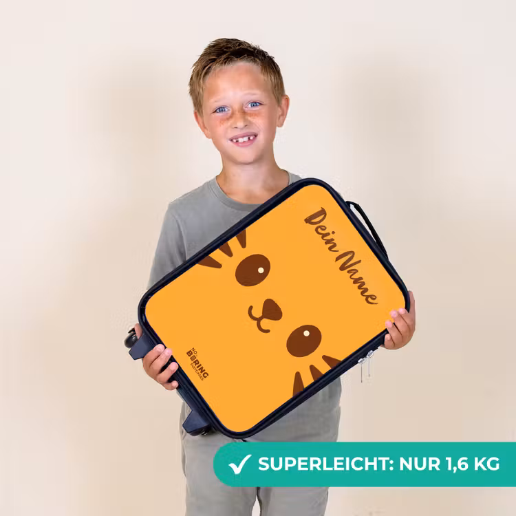 Kawai - Tijger - Oranje Kinderkoffer - Zwart klein -sfeer4_DE