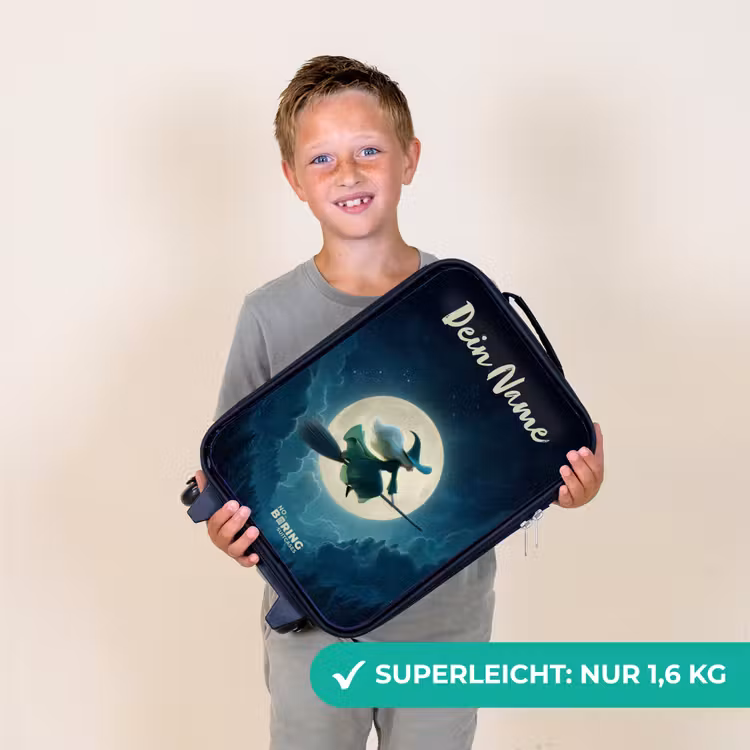 Nachtelijke Vlucht over het Woud Kinderkoffer - Zwart klein -sfeer4_DE