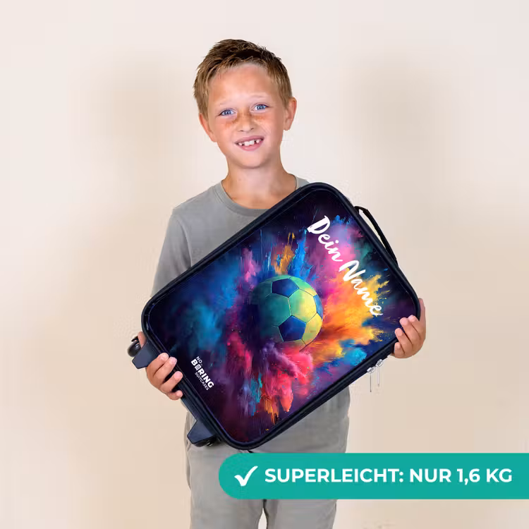 Neon - Bal - Kleurrijk Kinderkoffer - Zwart klein -sfeer4_DE