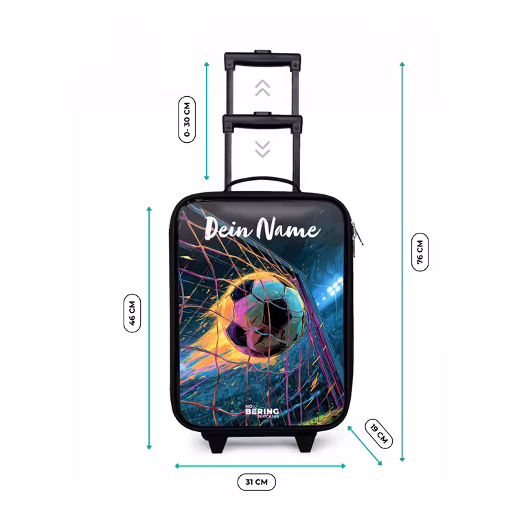 Neon - Net - Voetbal - Kleurrijk Kinderkoffer - Zwart klein -productfoto_formaten