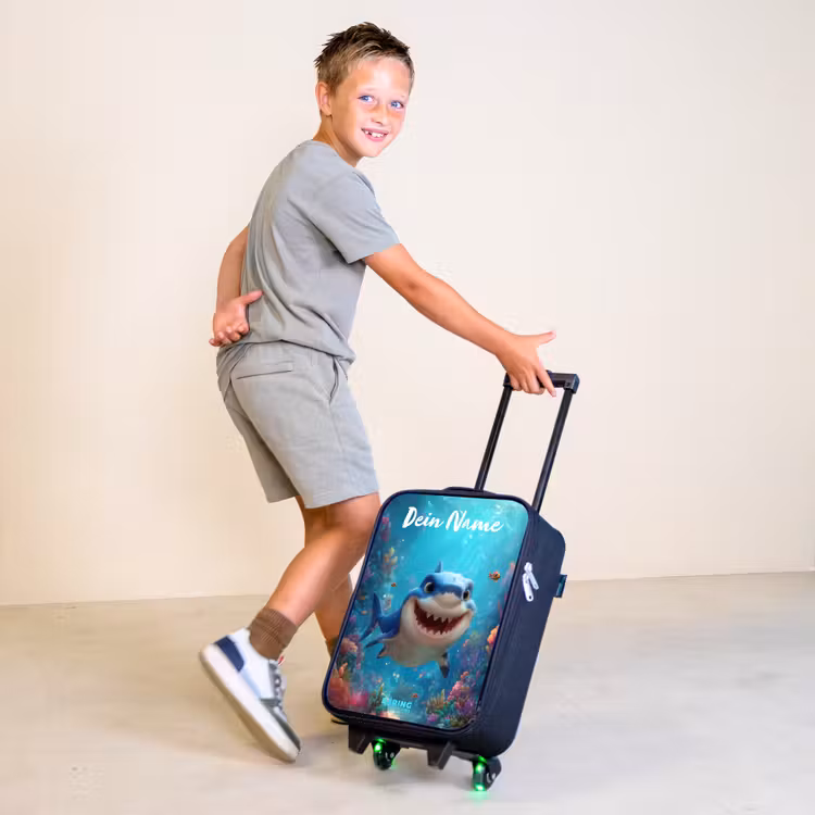 Rif - Koraal - Haai - Dier Kinderkoffer - Zwart klein -sfeer3