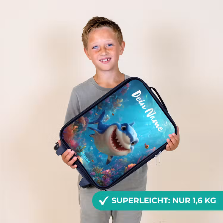 Rif - Koraal - Haai - Dier Kinderkoffer - Zwart klein -sfeer4_DE