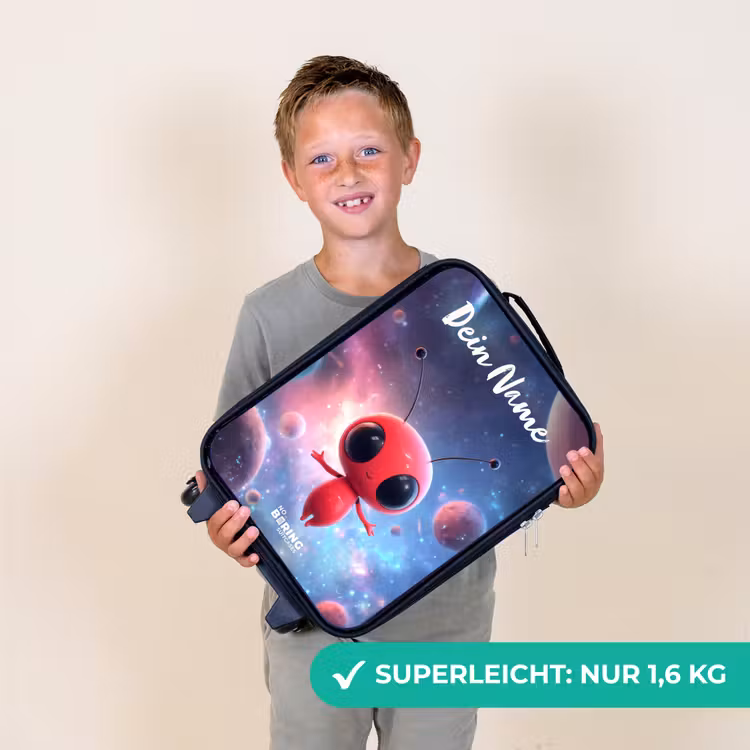 Rood Ruimtewezen in Kosmische Dans Kinderkoffer - Zwart klein -sfeer4_DE