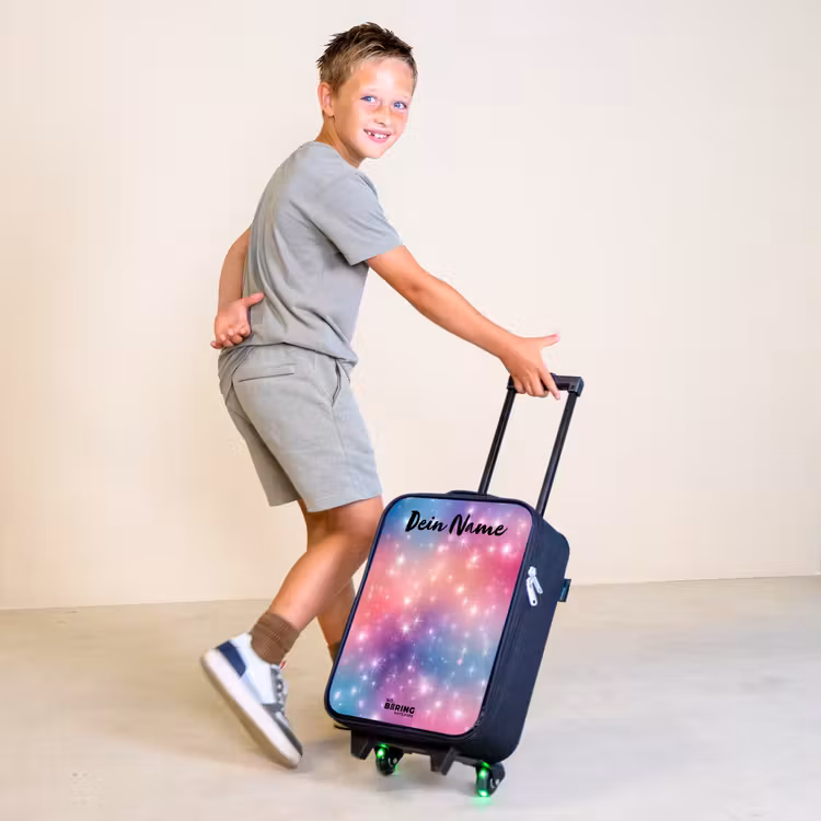 Sterren - Abstract - Kleuren Kinderkoffer - Zwart klein -sfeer3