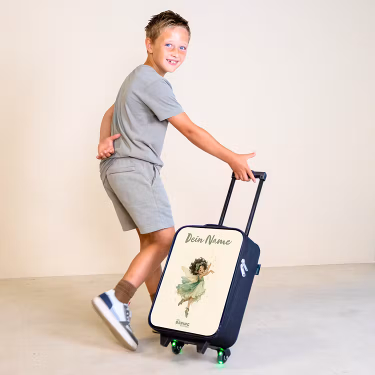 Dansende bosfee Kinderkoffer - Zwart klein -sfeer3